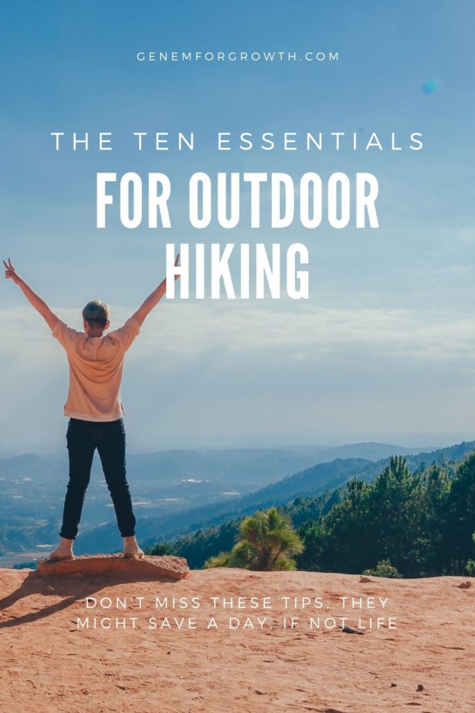 the ten essentials for hiking
