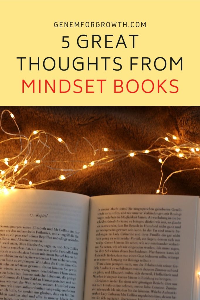 thoughts from mindset books