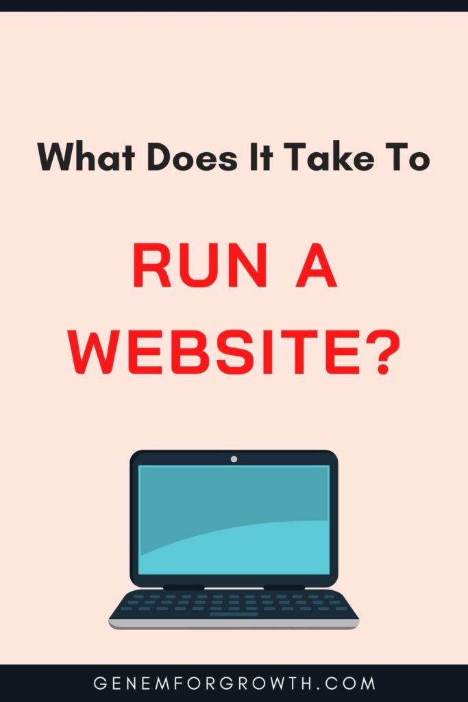 run a website
